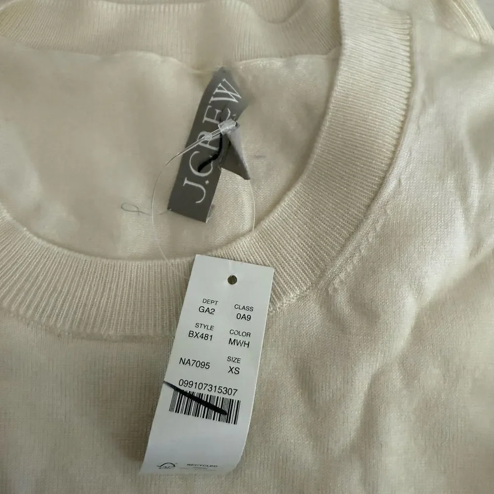J.Crew Shrunken  lyocell-blend T-shirt NWT Size XS